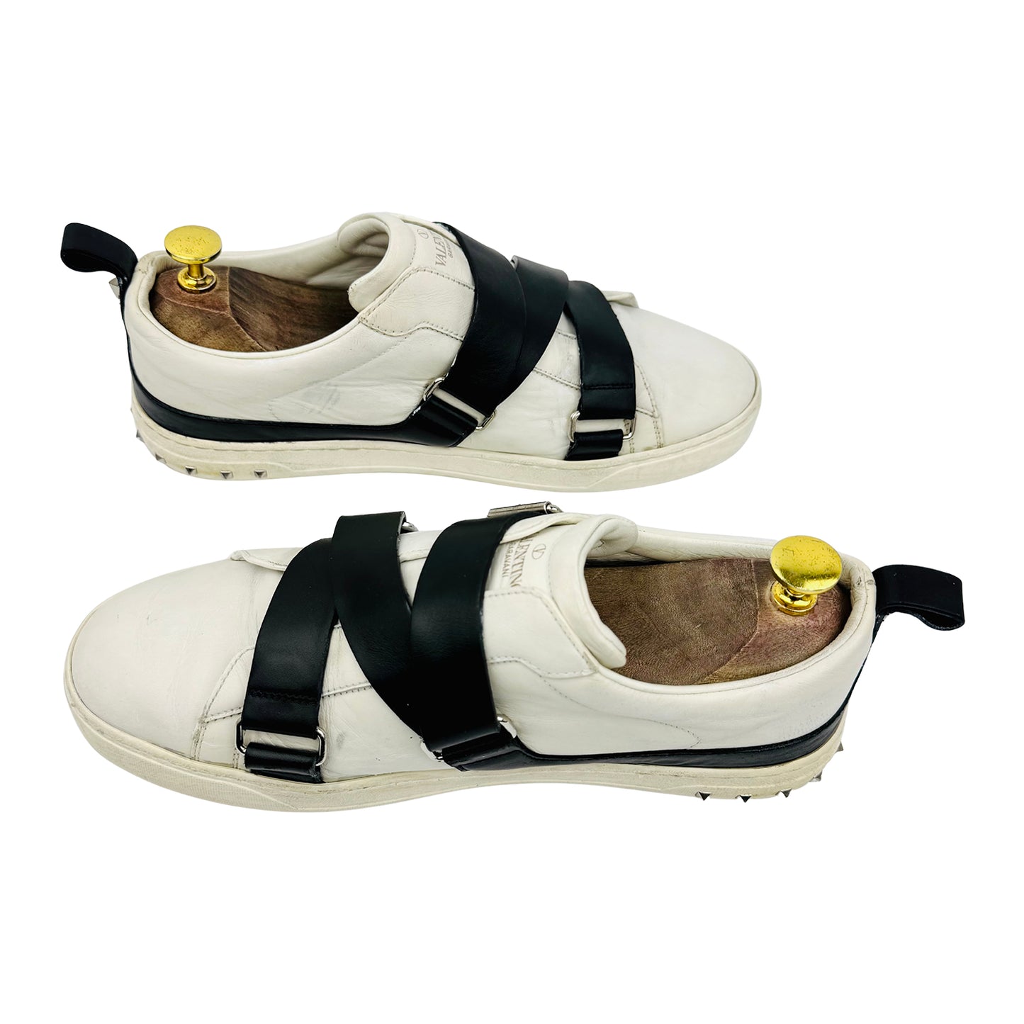 Valentino Garavani V-Punk Belted Sneakers (Size 42/42.5) - 03Y2