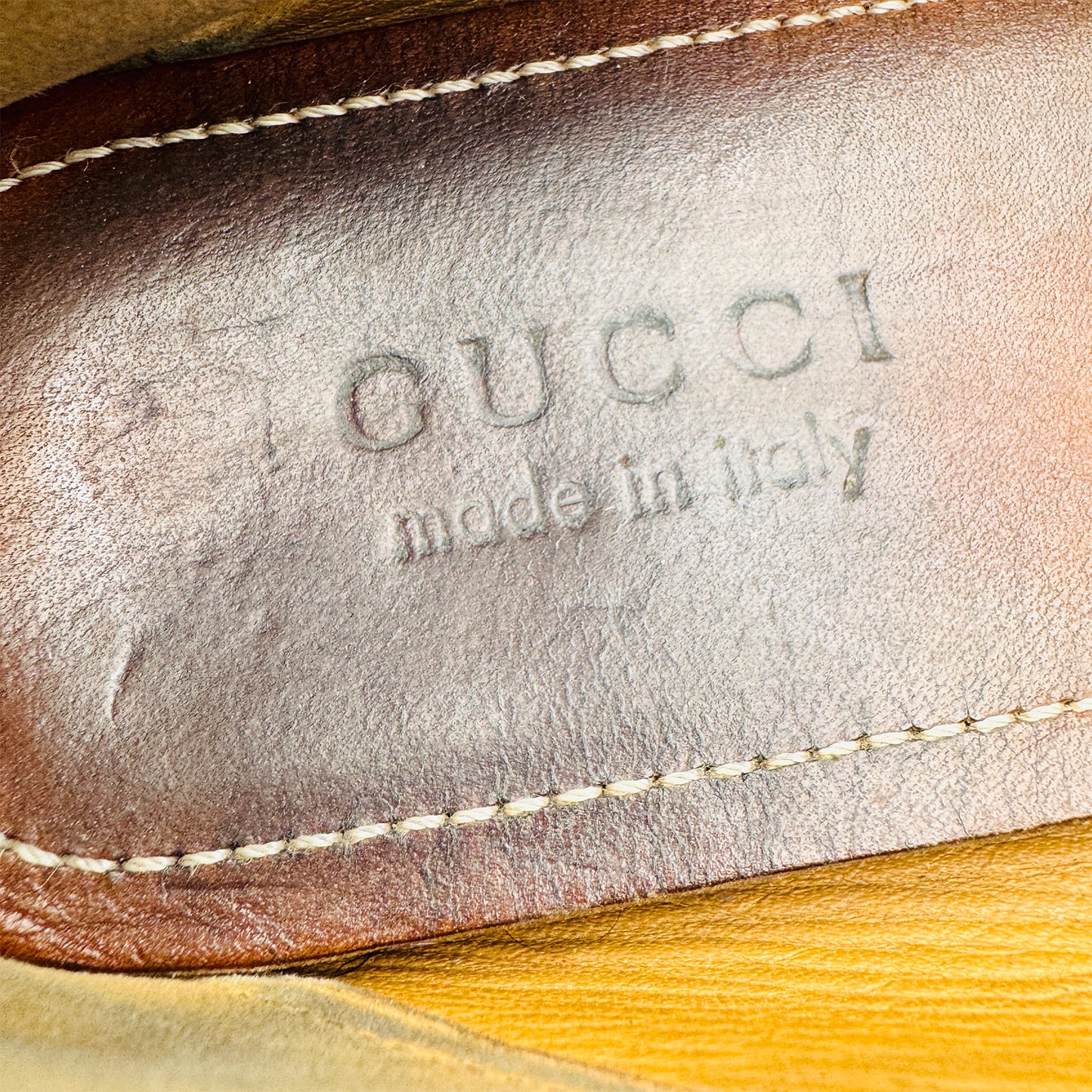 Gucci Black Leather GG Marmont Web Driver Loafers (Size 43)