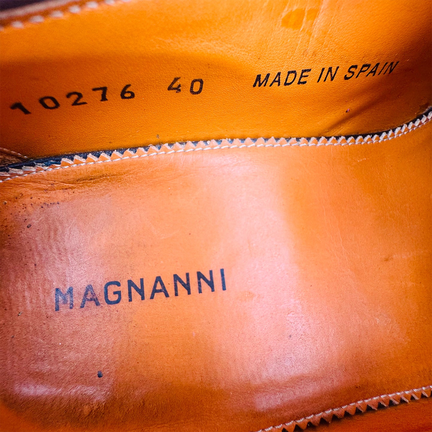 Magnanni Men's Brown Leather Loafers (Size 41/41.5)