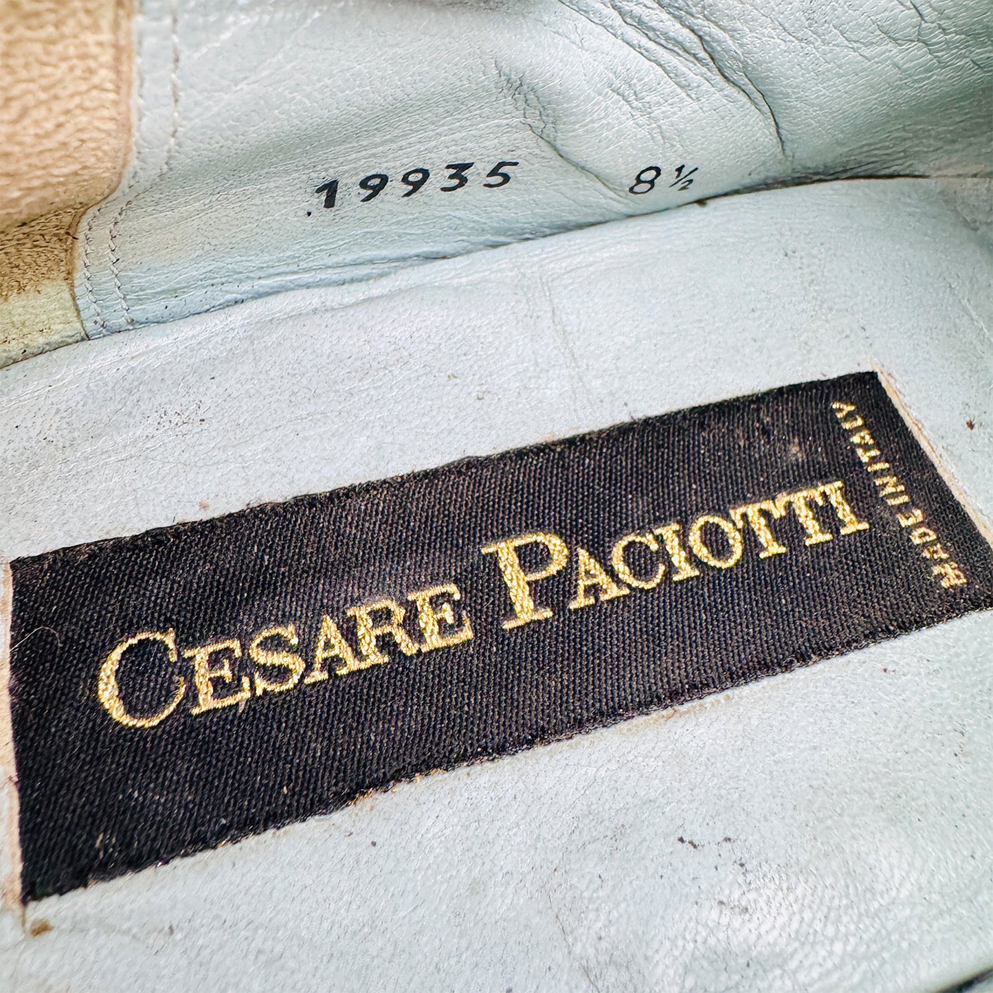 Cesare Paciotti Brown Exotic Leather Python Shoes (Size 42.5/43)