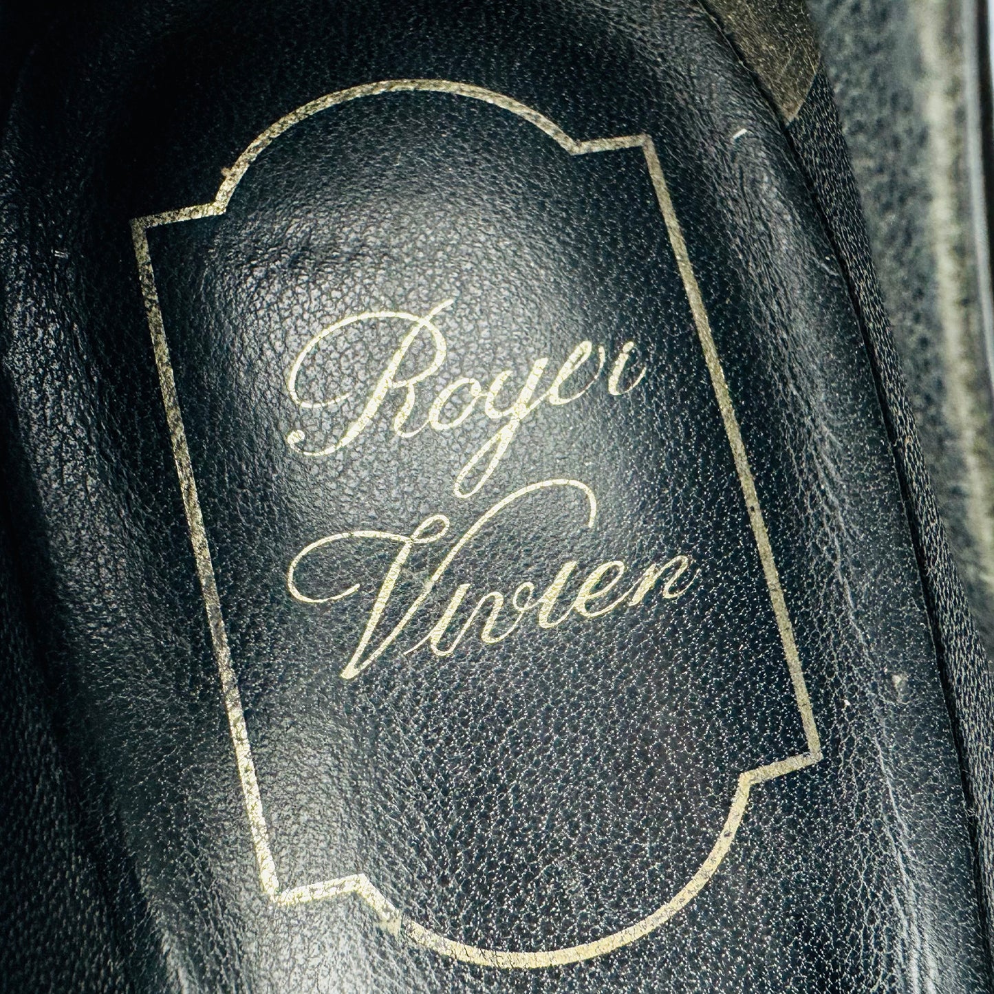 Roger Vivier Women's Trompette Black Heels (Size 38)