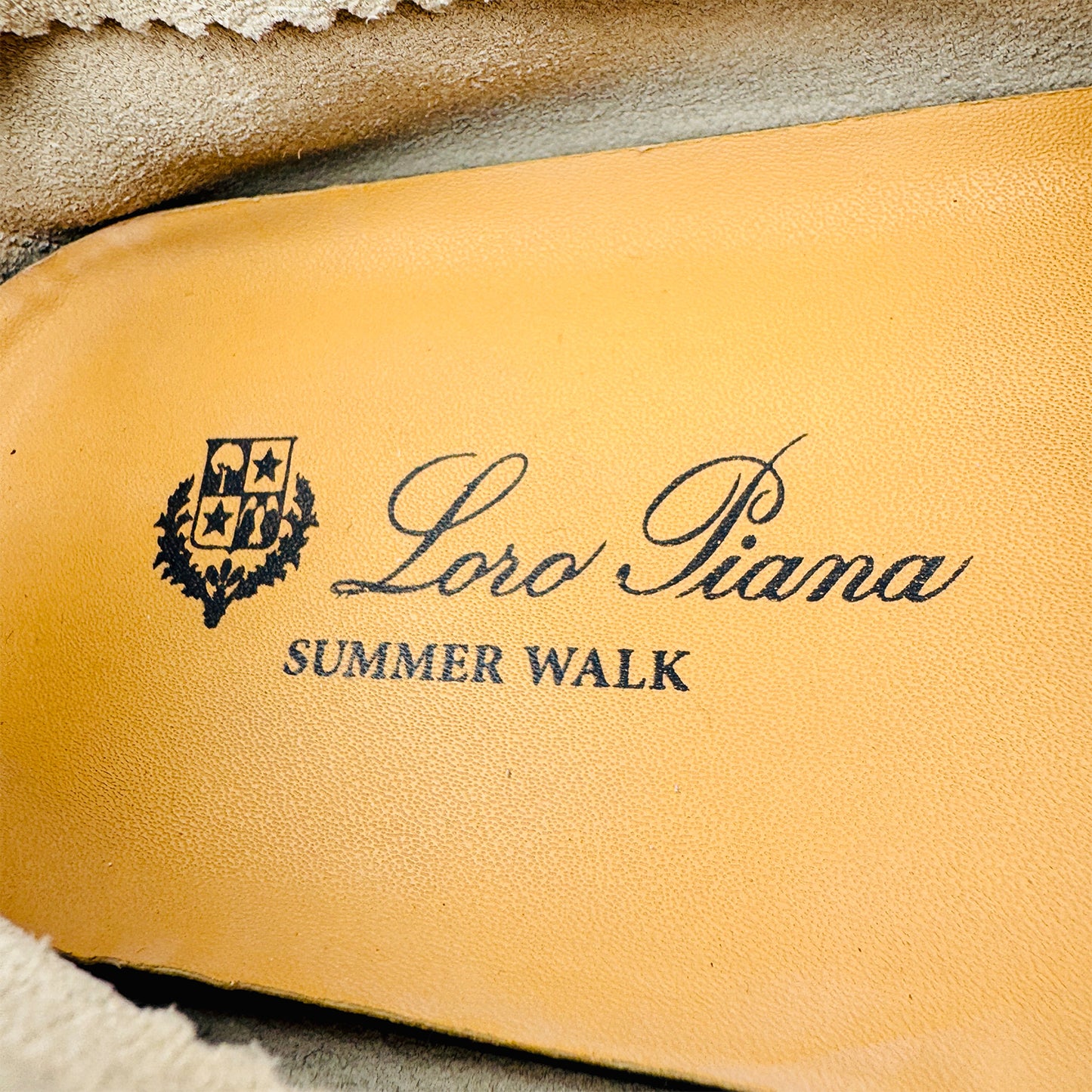 Loro Piana Summer Walk Beige Loafers (Size 45) - H 18068