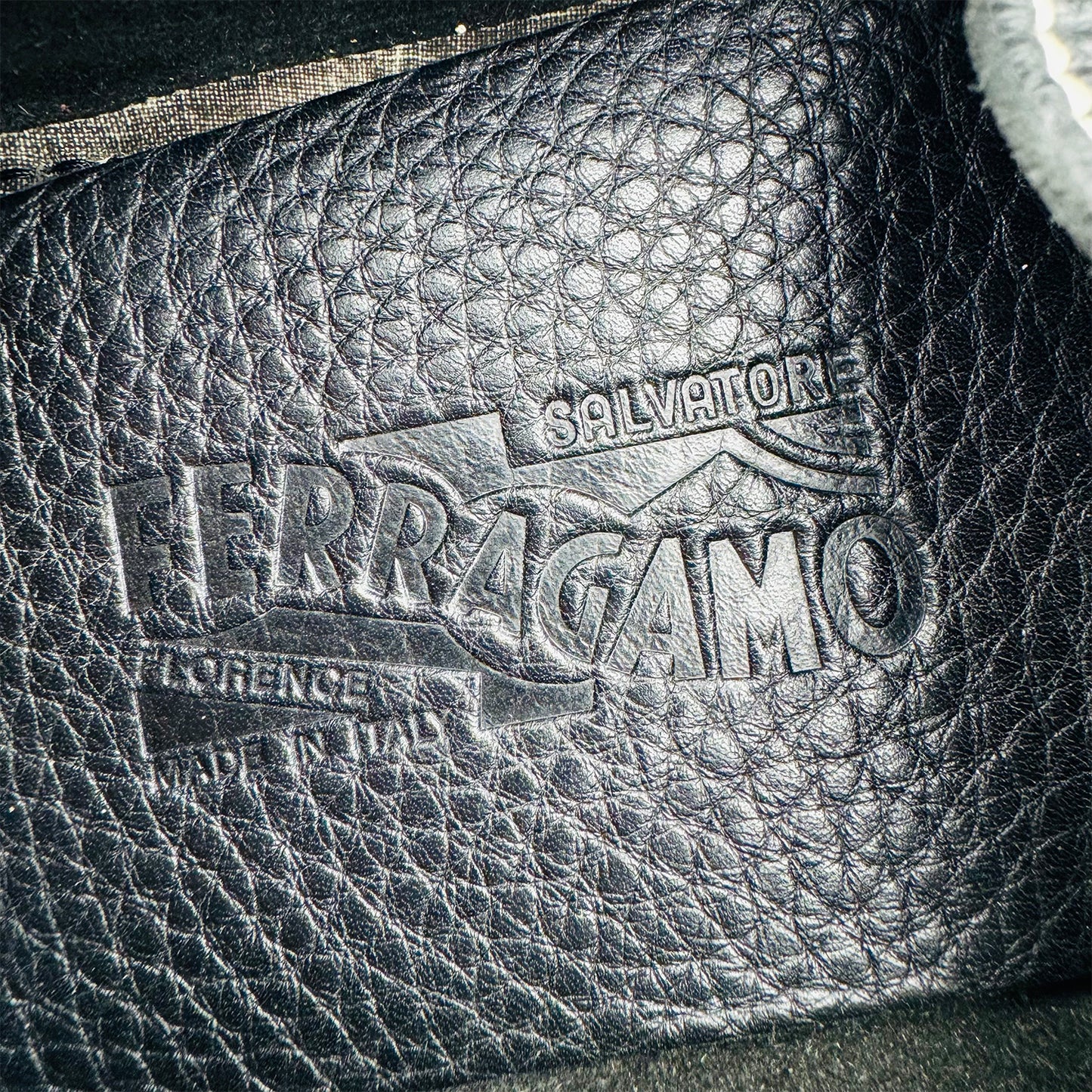 Salvatore Ferragamo Parigi Gancini Driver Black Loafer (Size 45)