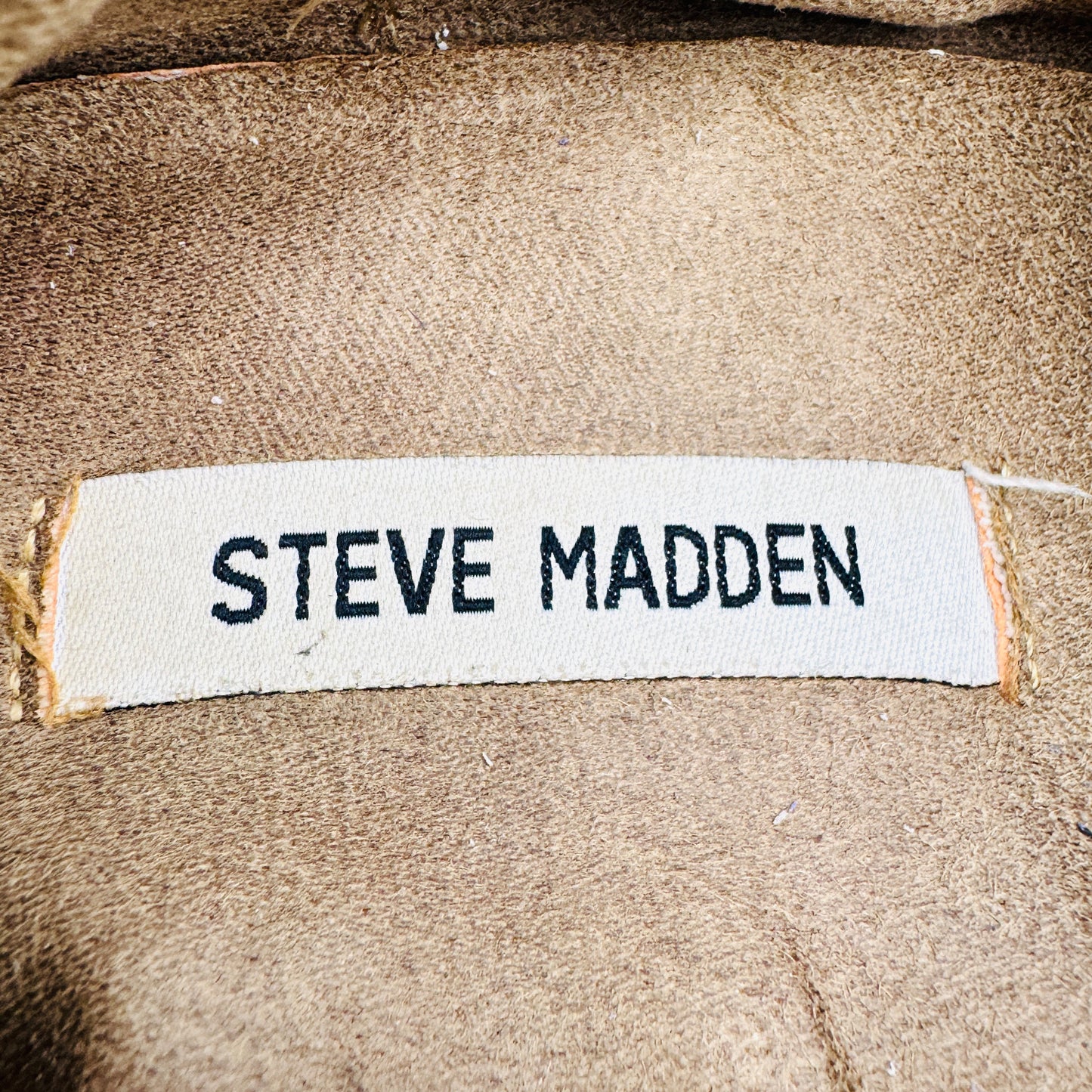 Steve Madden Men's Camel Suede Oxfords (Size 45/45.5)
