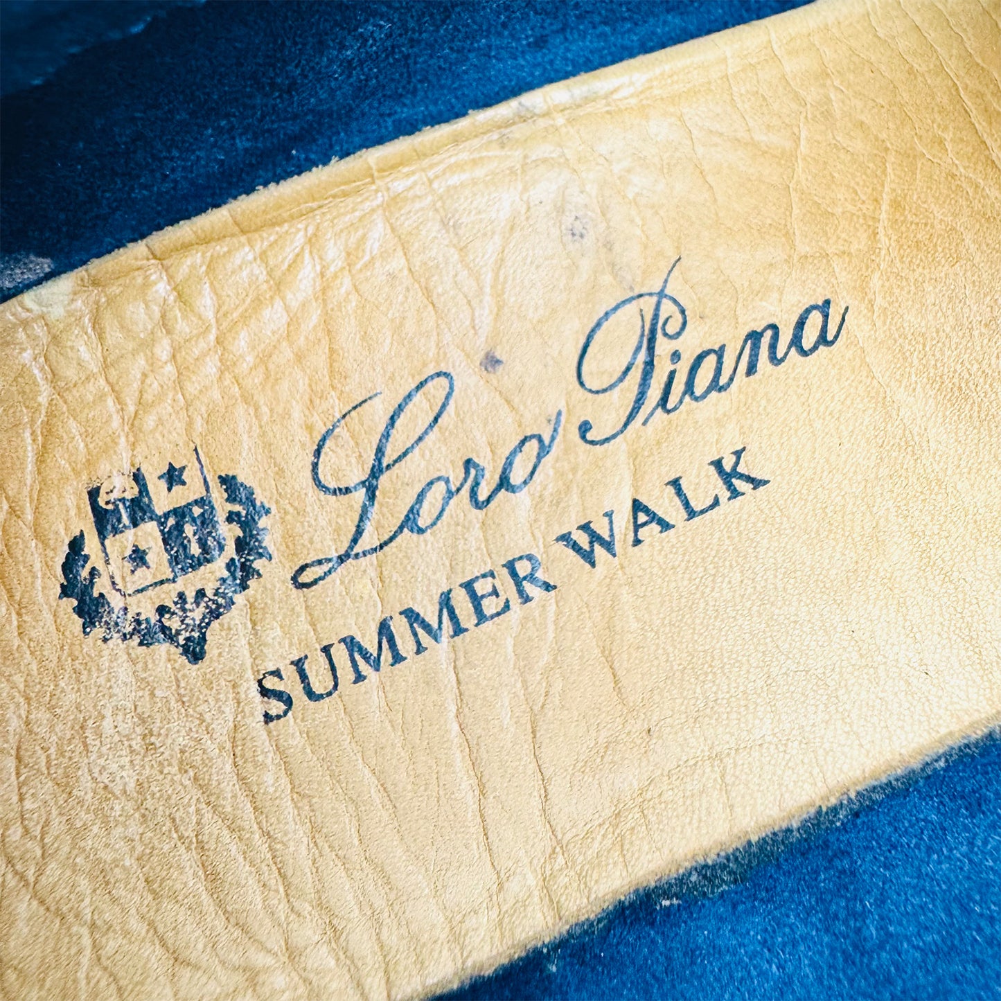 Loro Piana Summer Walk Navy Loafer (Size 43/43.5) - H 18068
