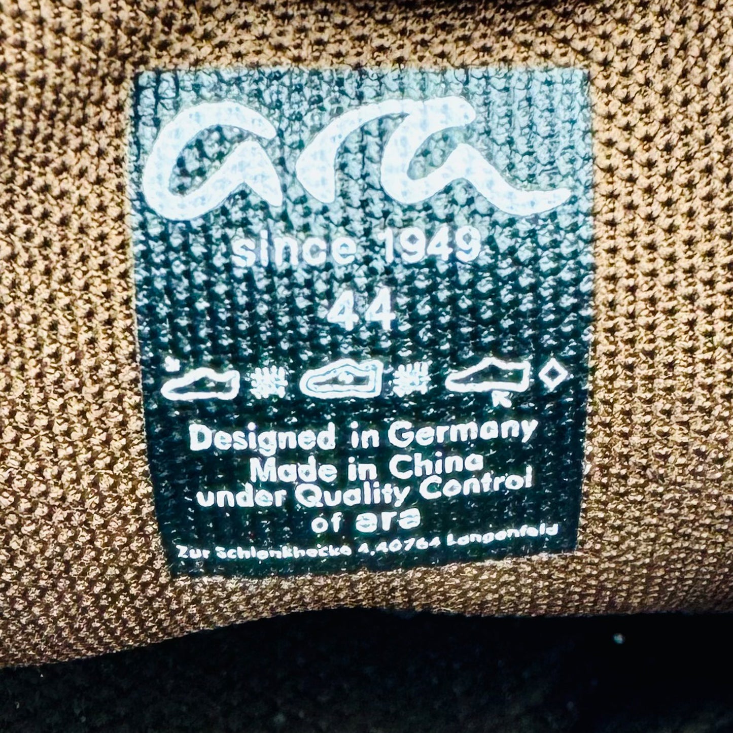 Ara Men's San Diego Brown Shoes (Size 44)