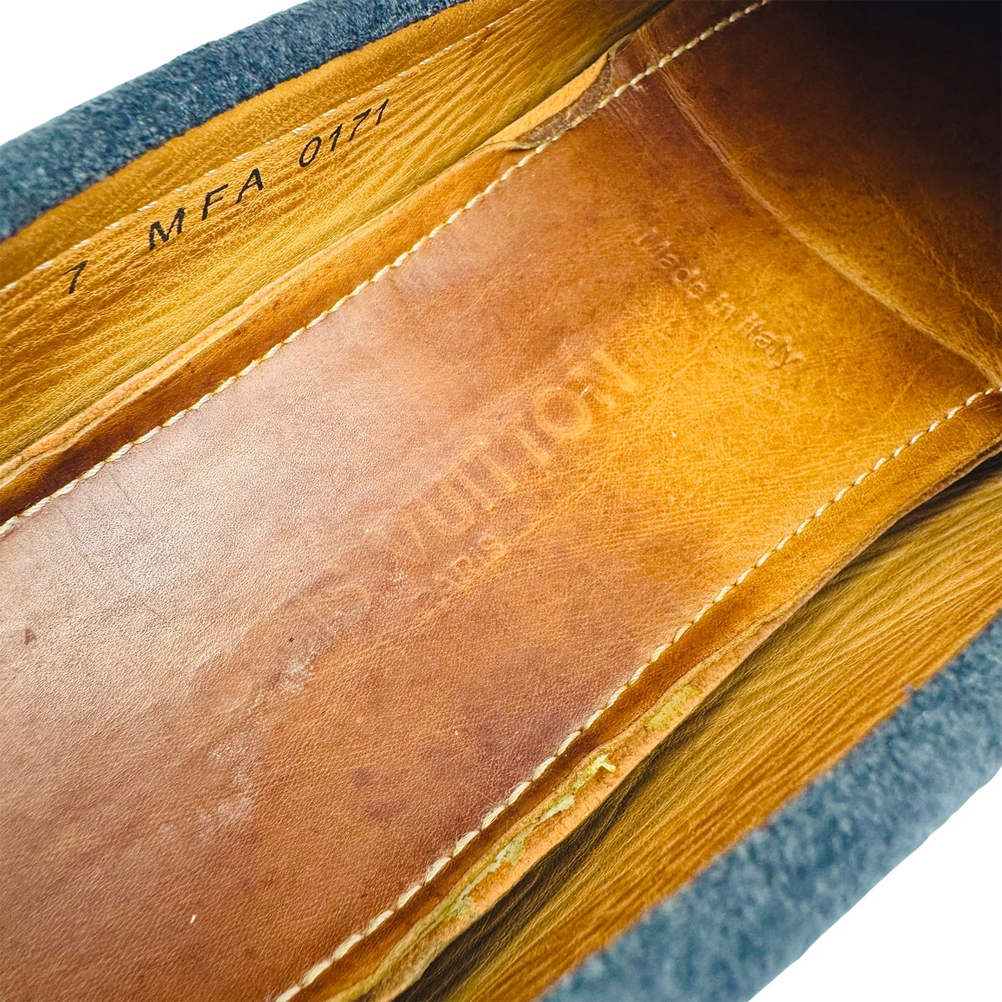 Louis Vuitton Monte Carlo Navy Suede Loafer (Size 42)
