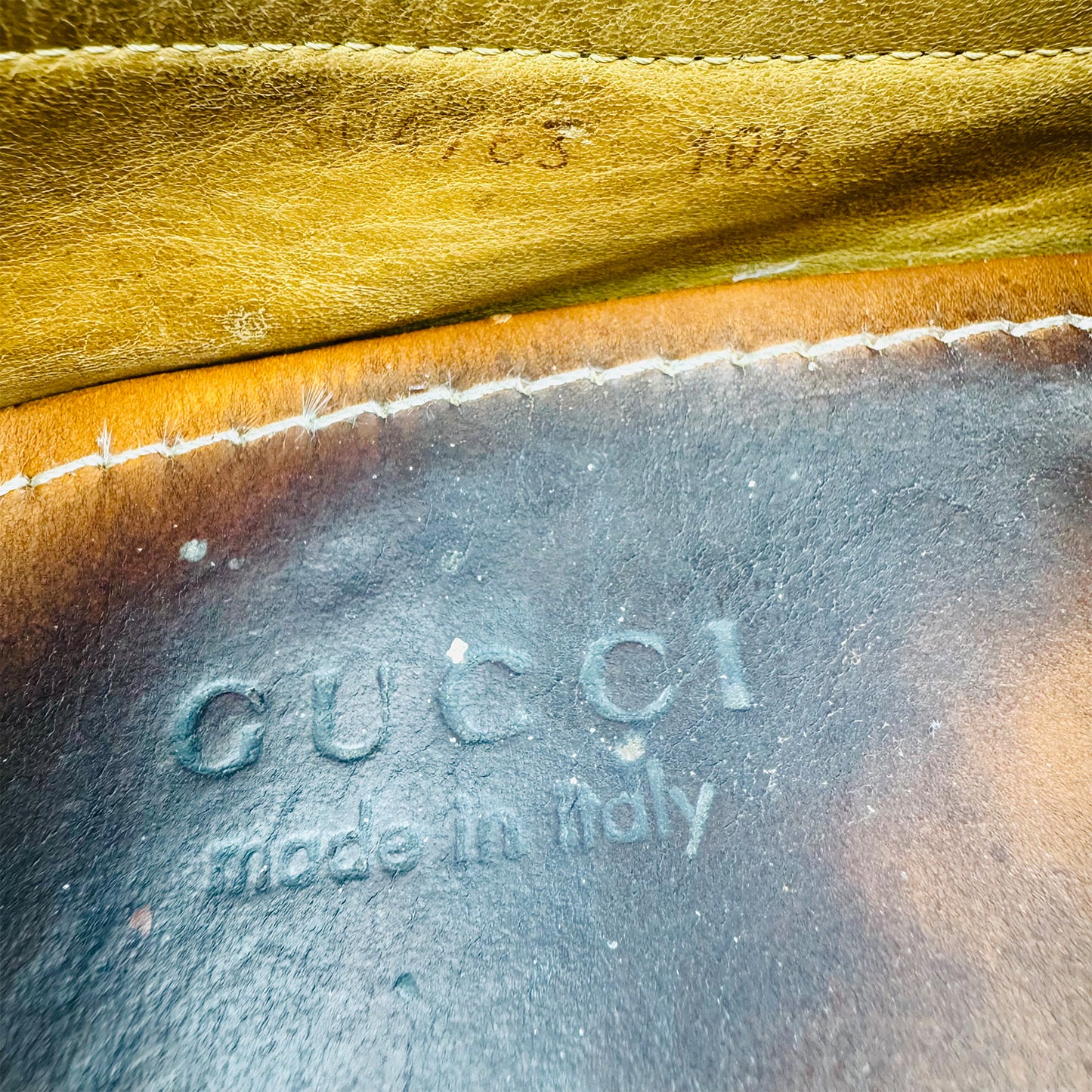 Gucci Men's Web Dark Brown Calf Leather Loafers (Size 43.5)