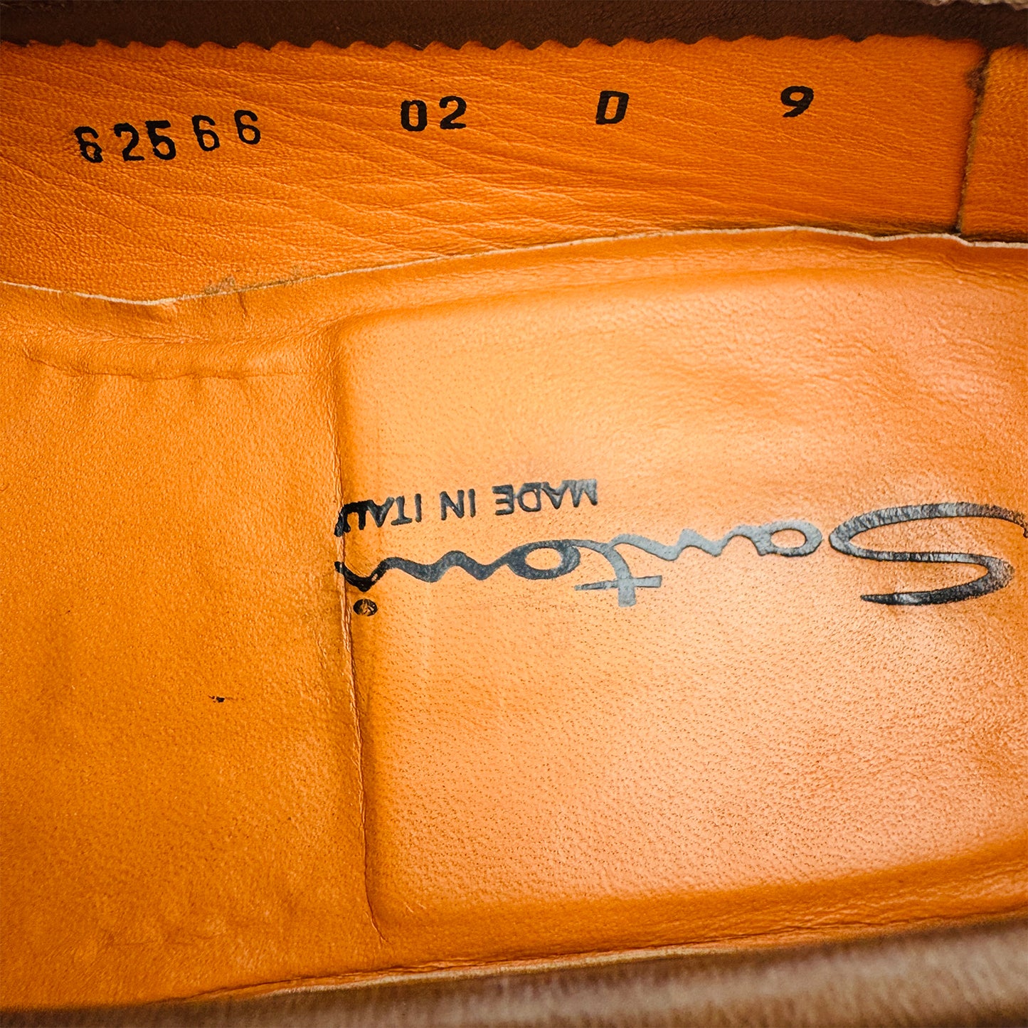 Santoni Paine 'Burnished Brown' Leather Loafers (Size 42.5)