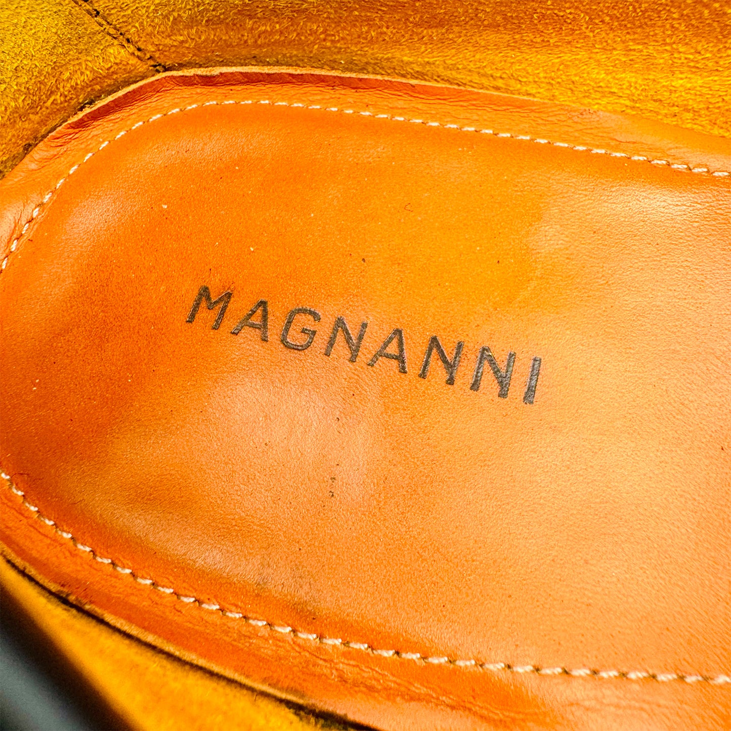Magnanni Men's Black Leather Miengo Loafer (Size 45)