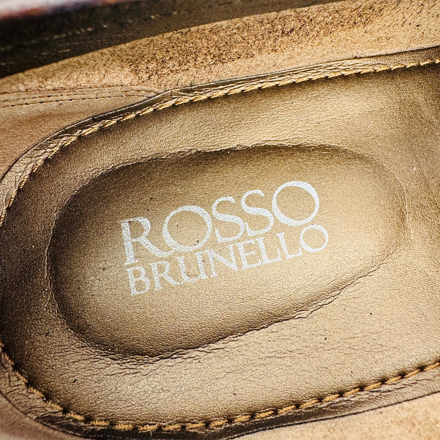 Rosso Brunello Men's Braided Leather Loafers (Size 43) - MS‑4211