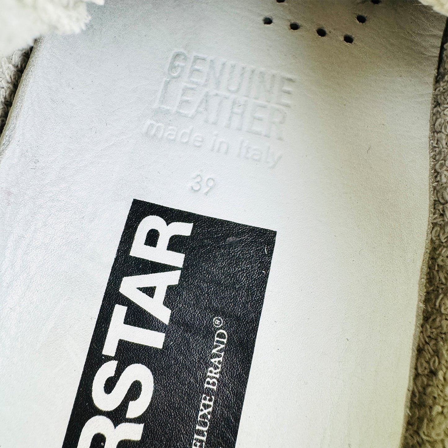 Golden Goose Super-Star Sneakers (Size 39/39.5)