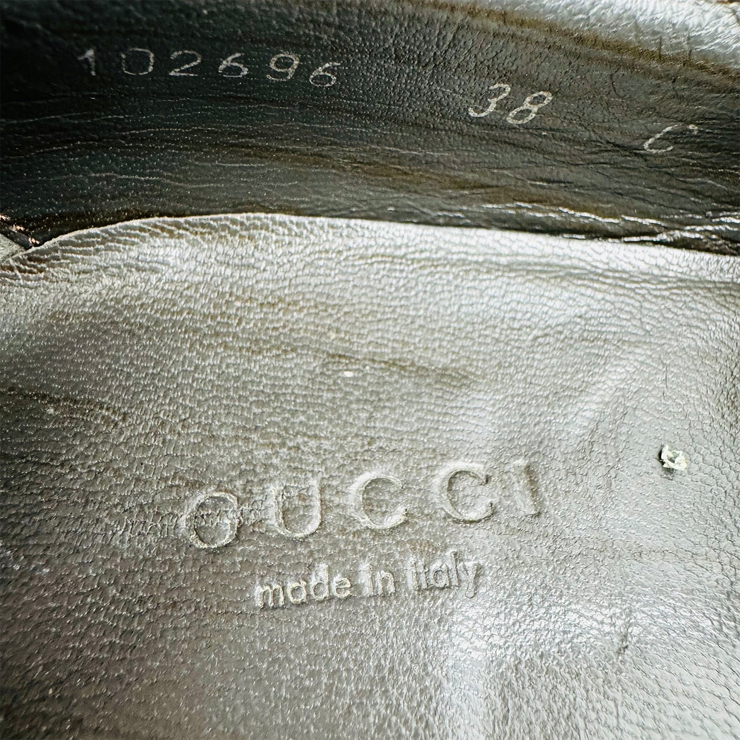 Gucci GG Canvas Black Loafers (Size 38/38.5) - 102696