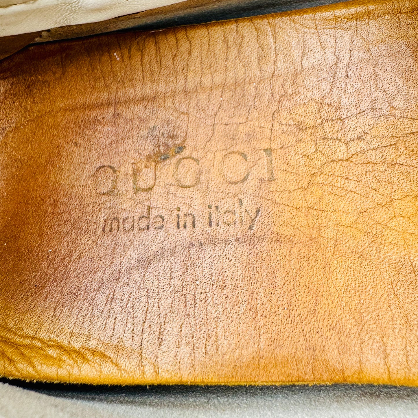Gucci GG Canvas Driver 'Off White' Loafer (Size 42.5/43)
