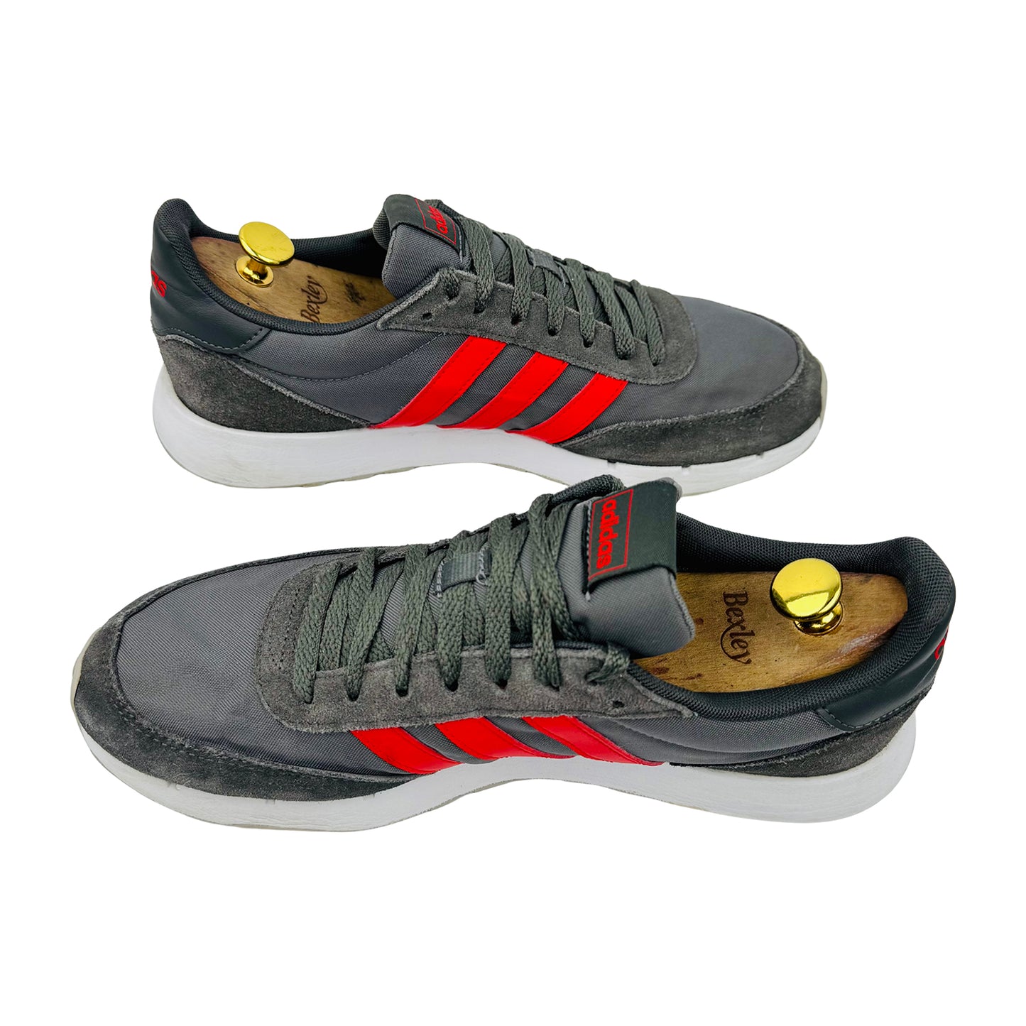 Adidas Run 60s 2.0 'Dark Grey' Sneakers (Size 44.5) - GW8058