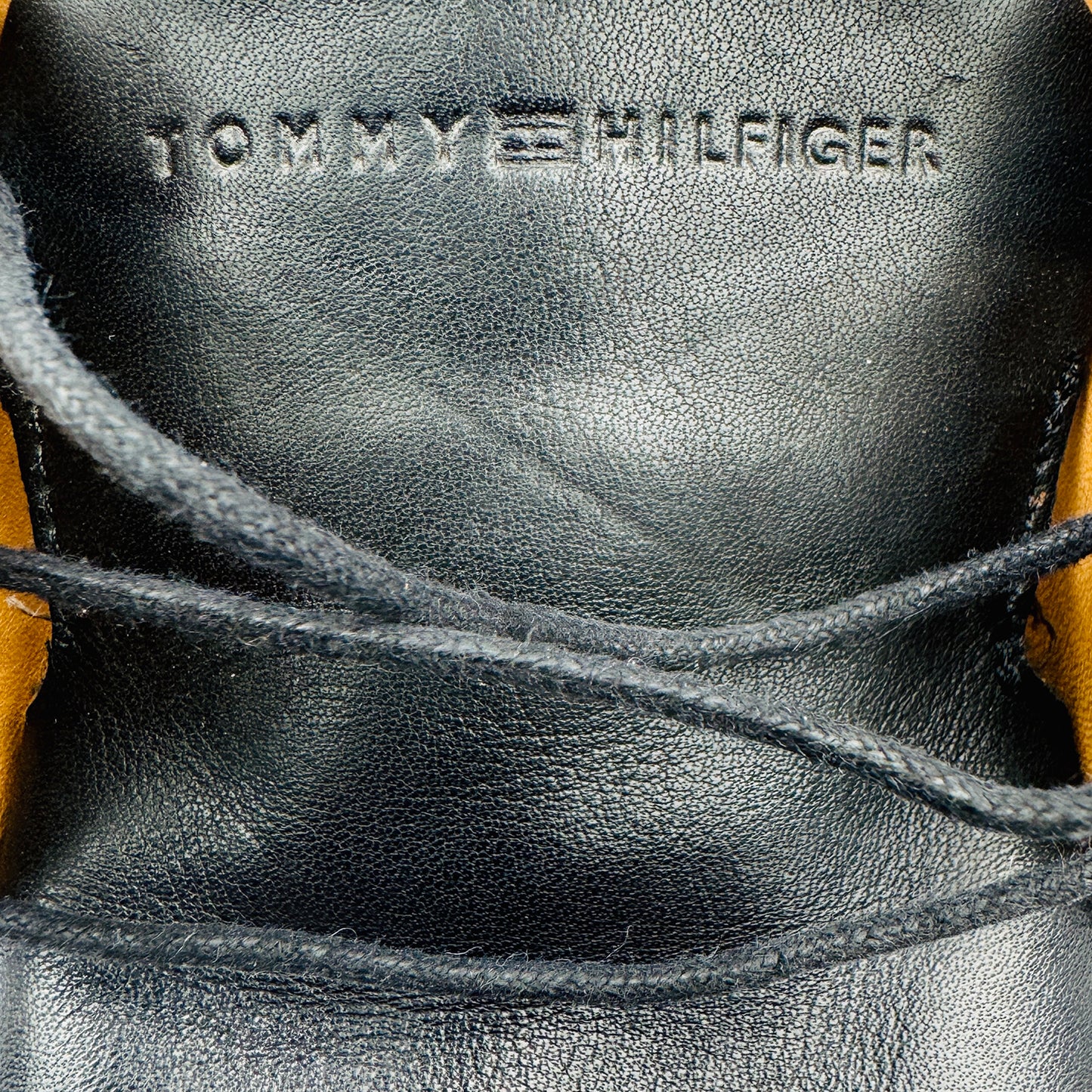 Tommy Hilfigure Allen Derby Black Shoes (Size 43/43.5)