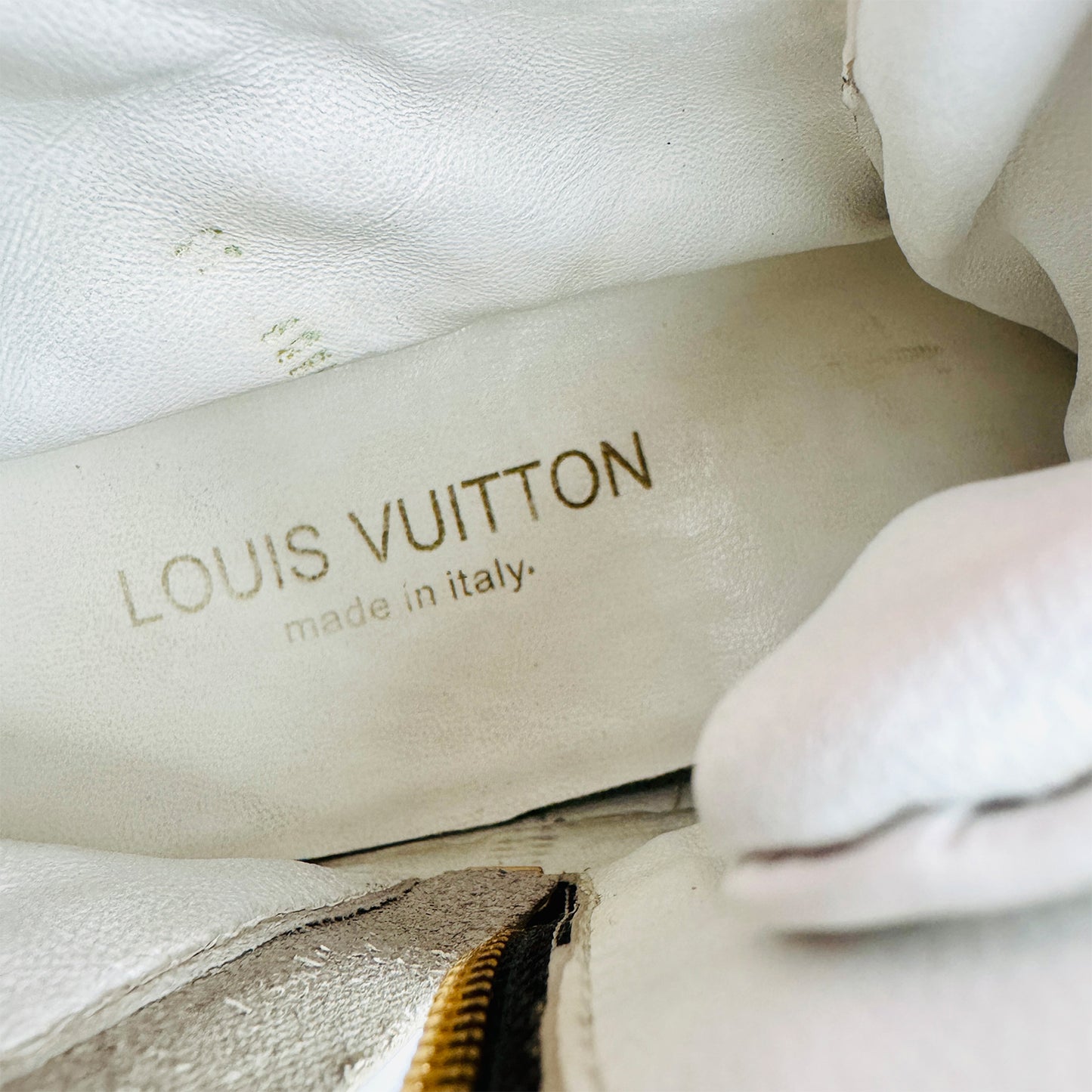 Louis Vuitton Men's Stellar White Sneakers (Size 40/40.5)