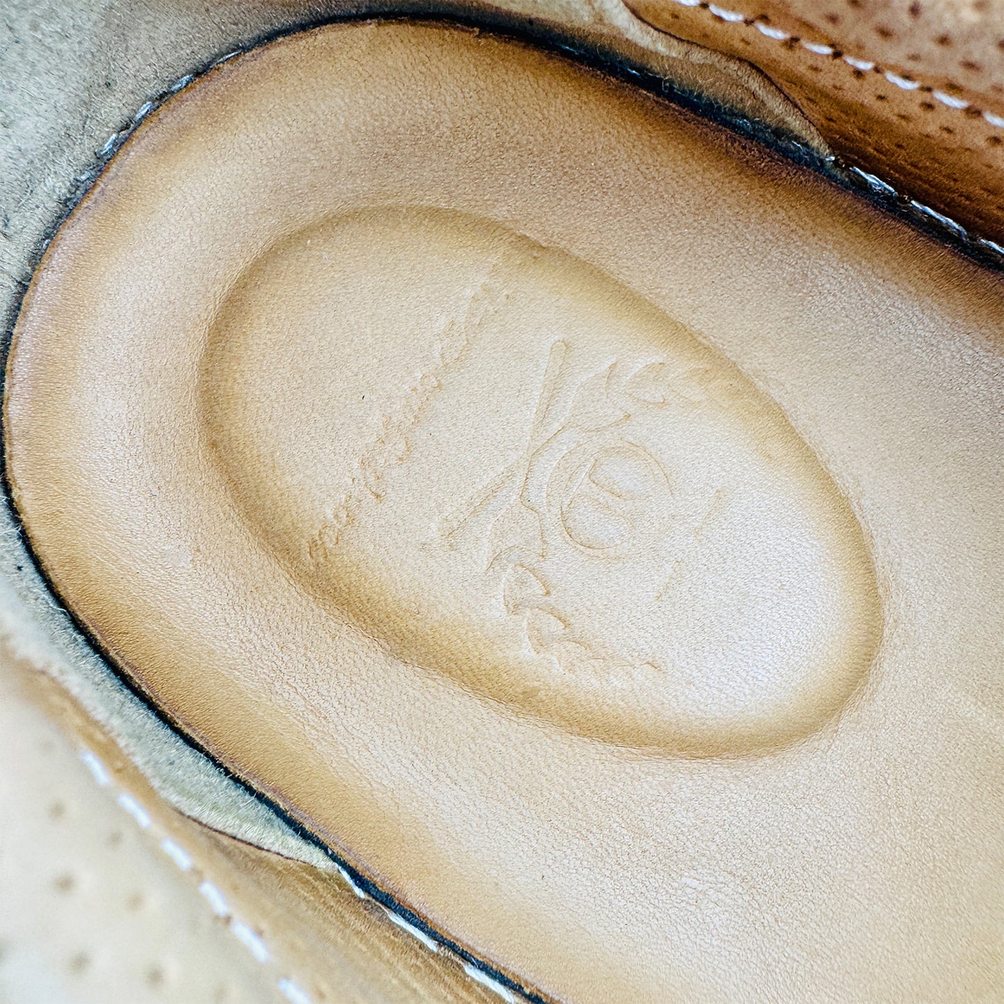 Twisted X Men's Brown Embossed Boat Shoes (Size 42.5/43)