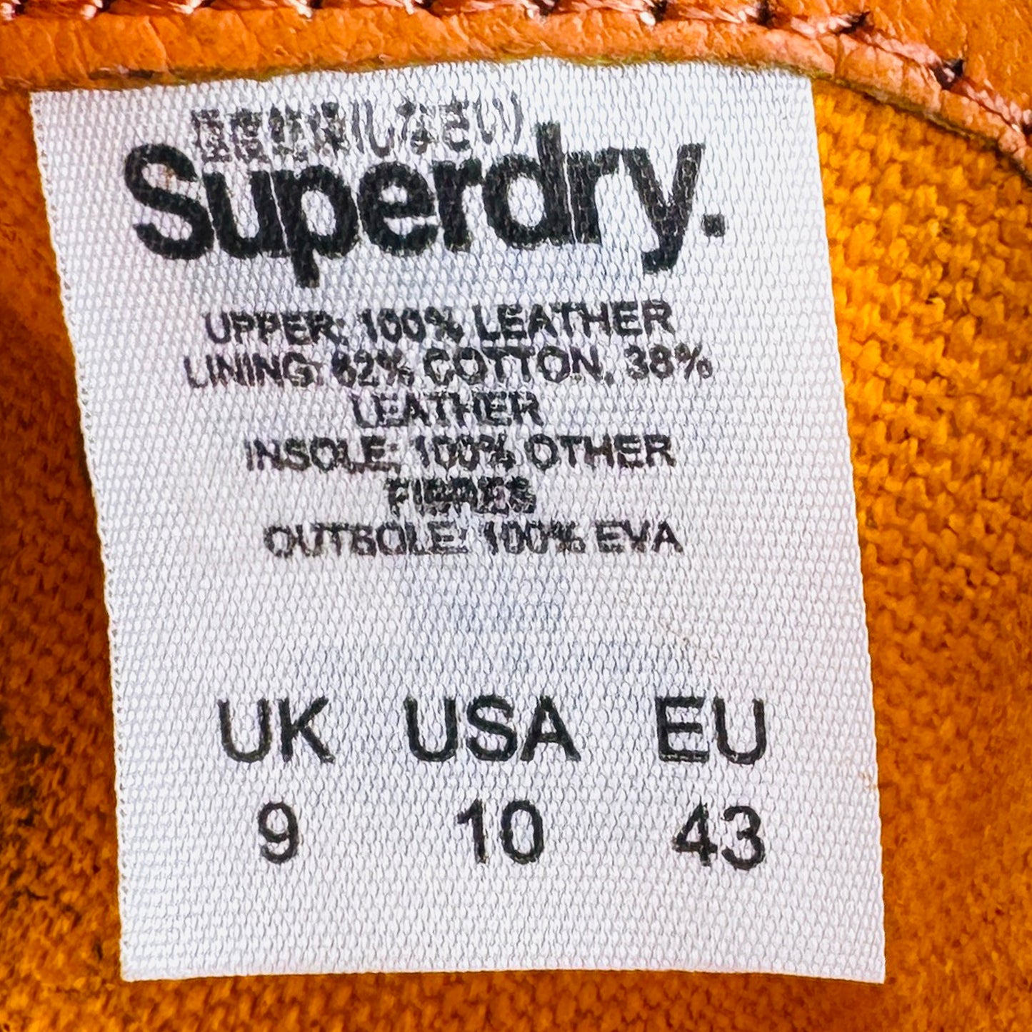 Superdry Men's Kalahari Suede Desert Boots (Size 43)