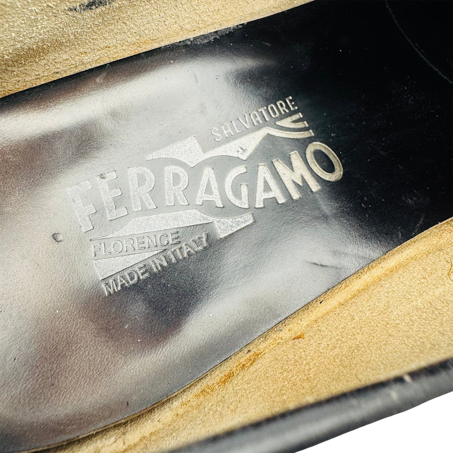 Salvatore Ferragamo Gancini Bit Black Leather Loafer (Size 43.5/44)