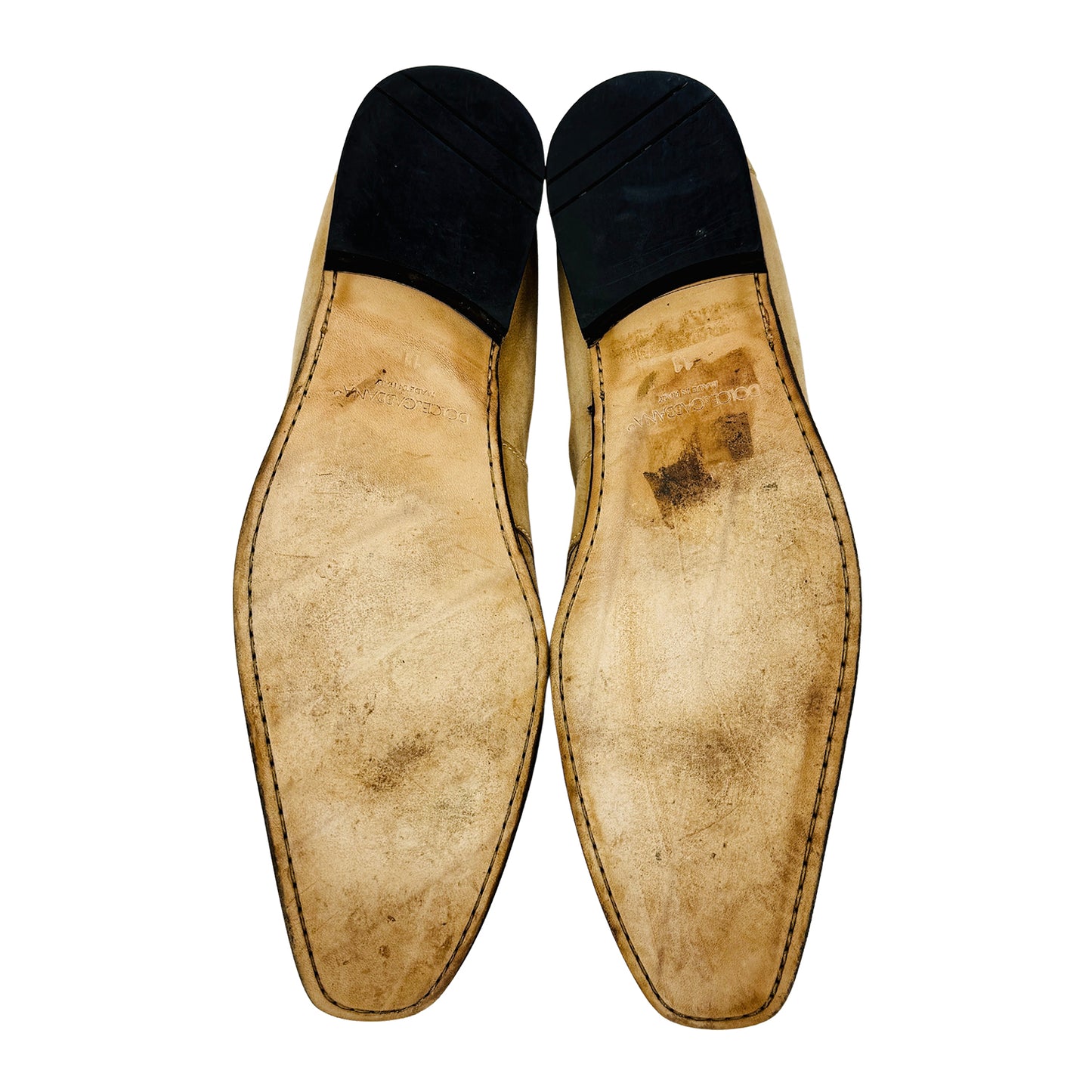Dolce & Gabbana Men's Calfskin Suede Loafers (Size 44/44.5)