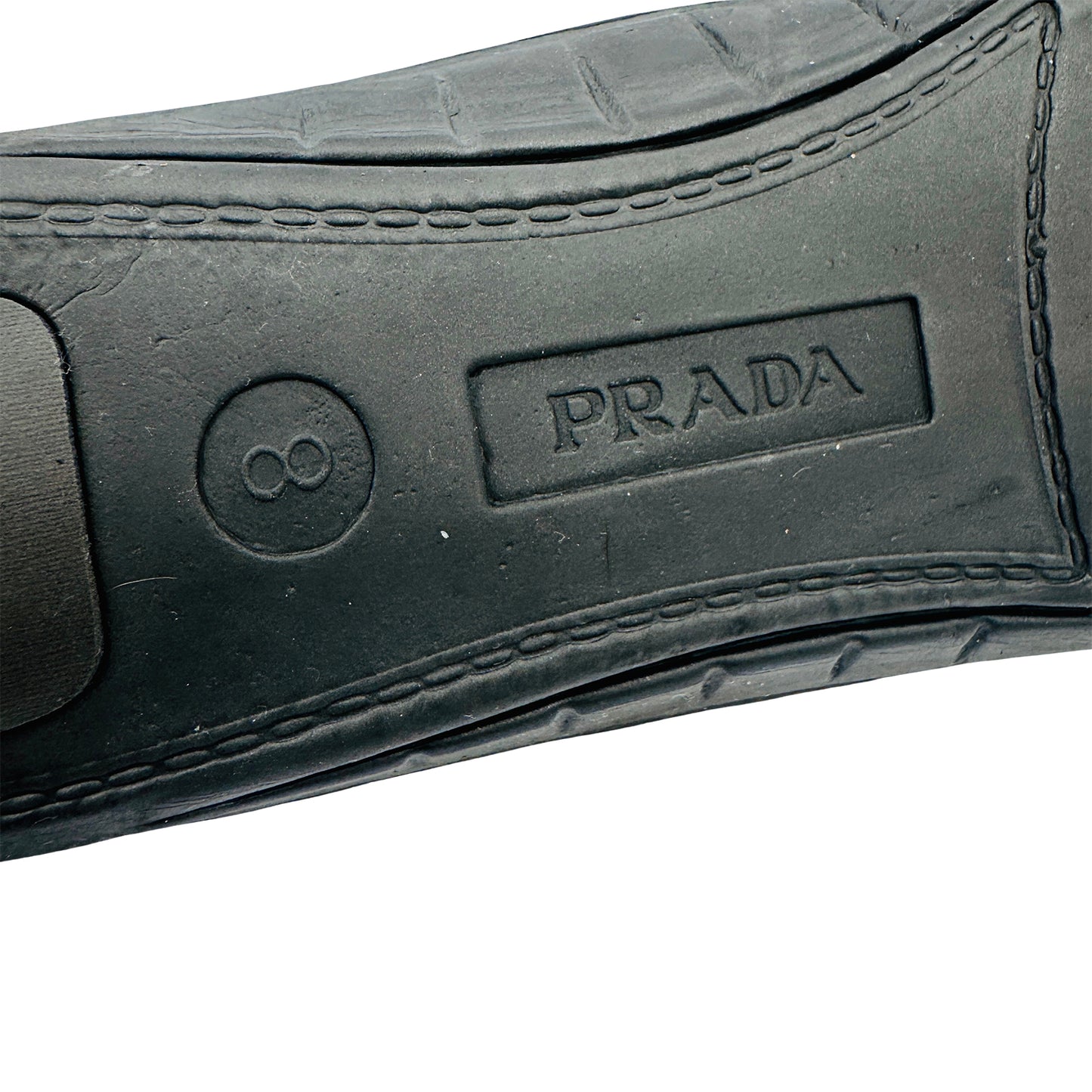 Prada Match Race Leather-Trimmed Nylon Sneakers (Size 42/42.5)