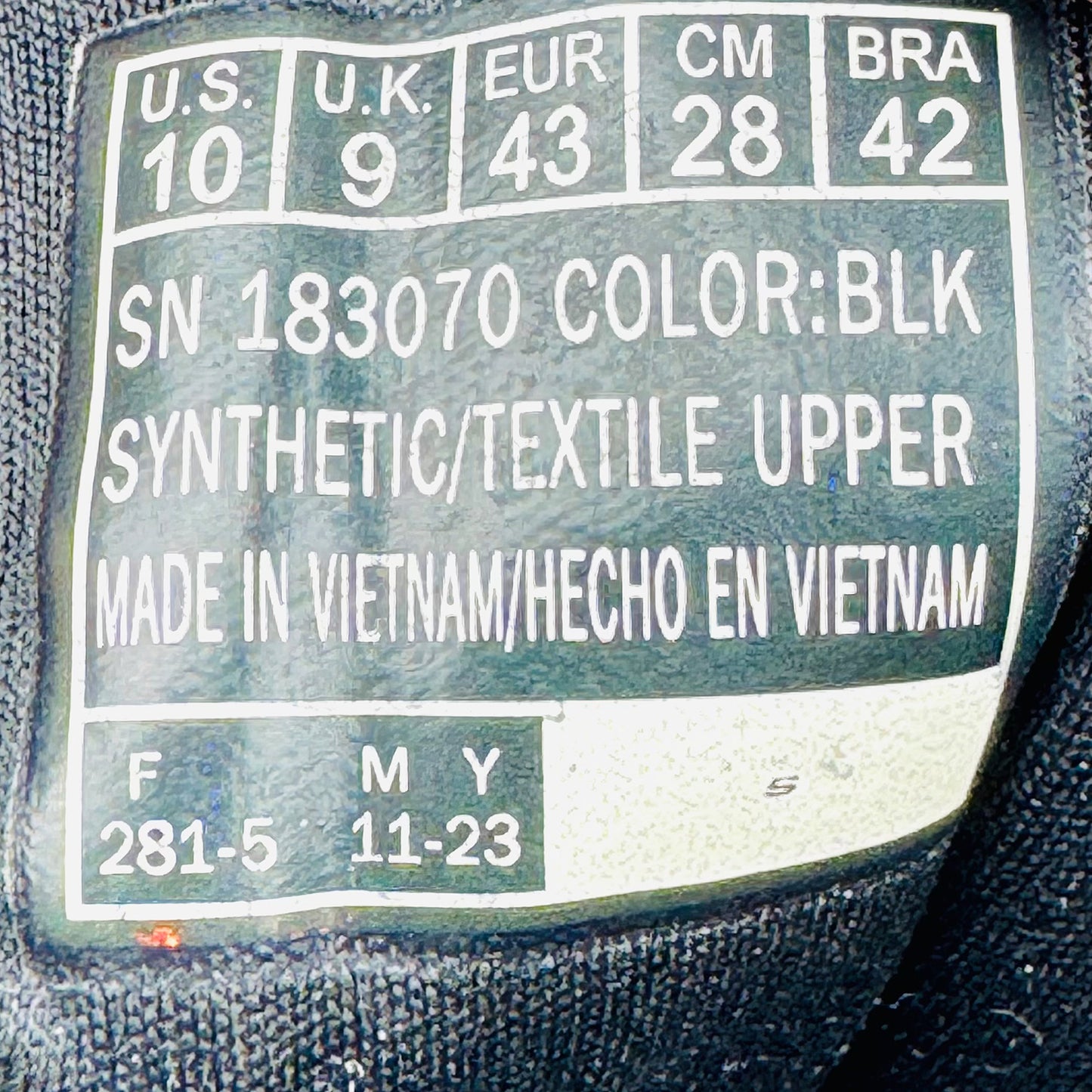 Skechers Tres-Air Uno Revolution-Airy Shoes (Size 43/43.5) - 183070 BLK