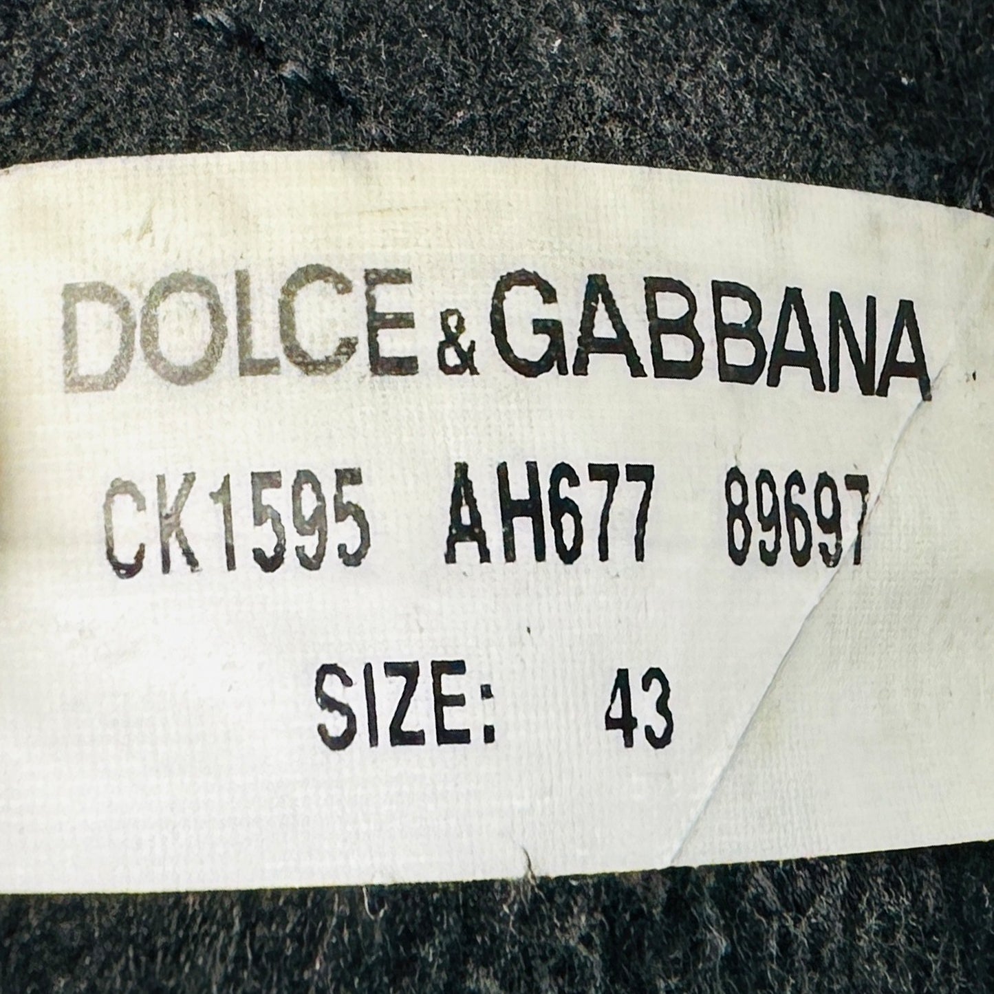Inside Made, Size printing image of Dolce & Gabbana Men's Daymaster Sneakers (Size 42.5/43) - CS1766AX034
