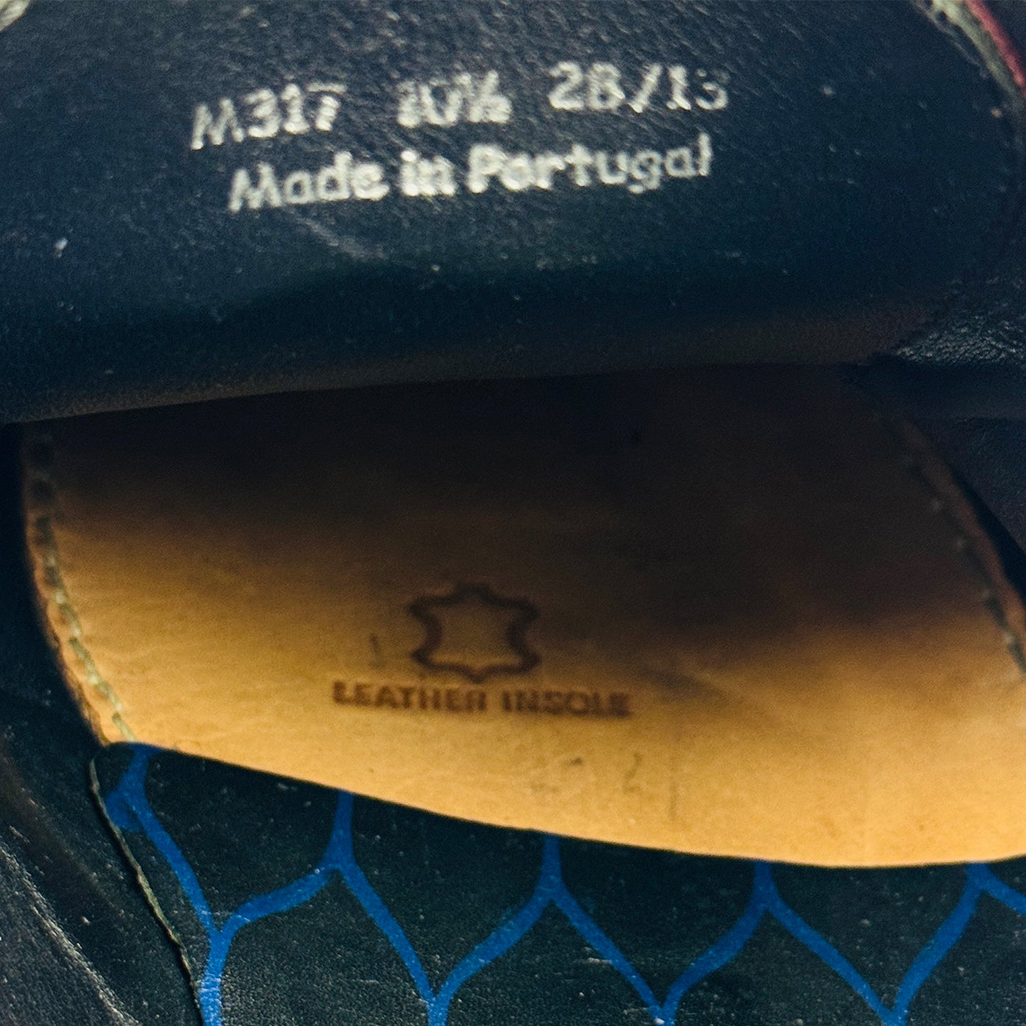 Kenzo Men's Maroon Leather Oxfords (Size 45)