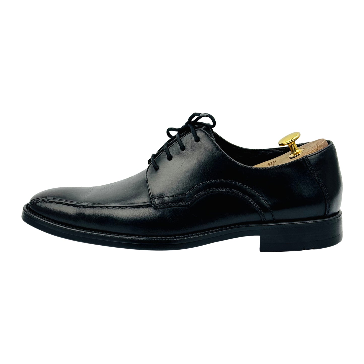 LLOYD Florentino Black Leather Derby Shoes (Size 42.5)