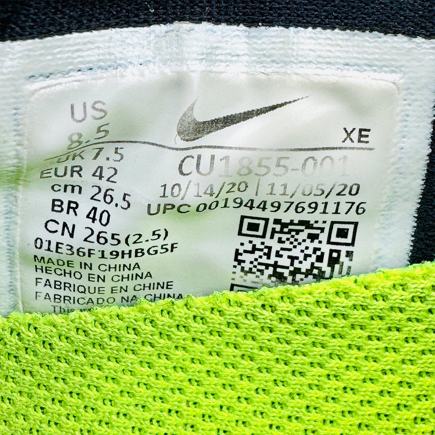 Nike Air Zoom Vomero 15 Shoes (Size 42) - CU1855-001