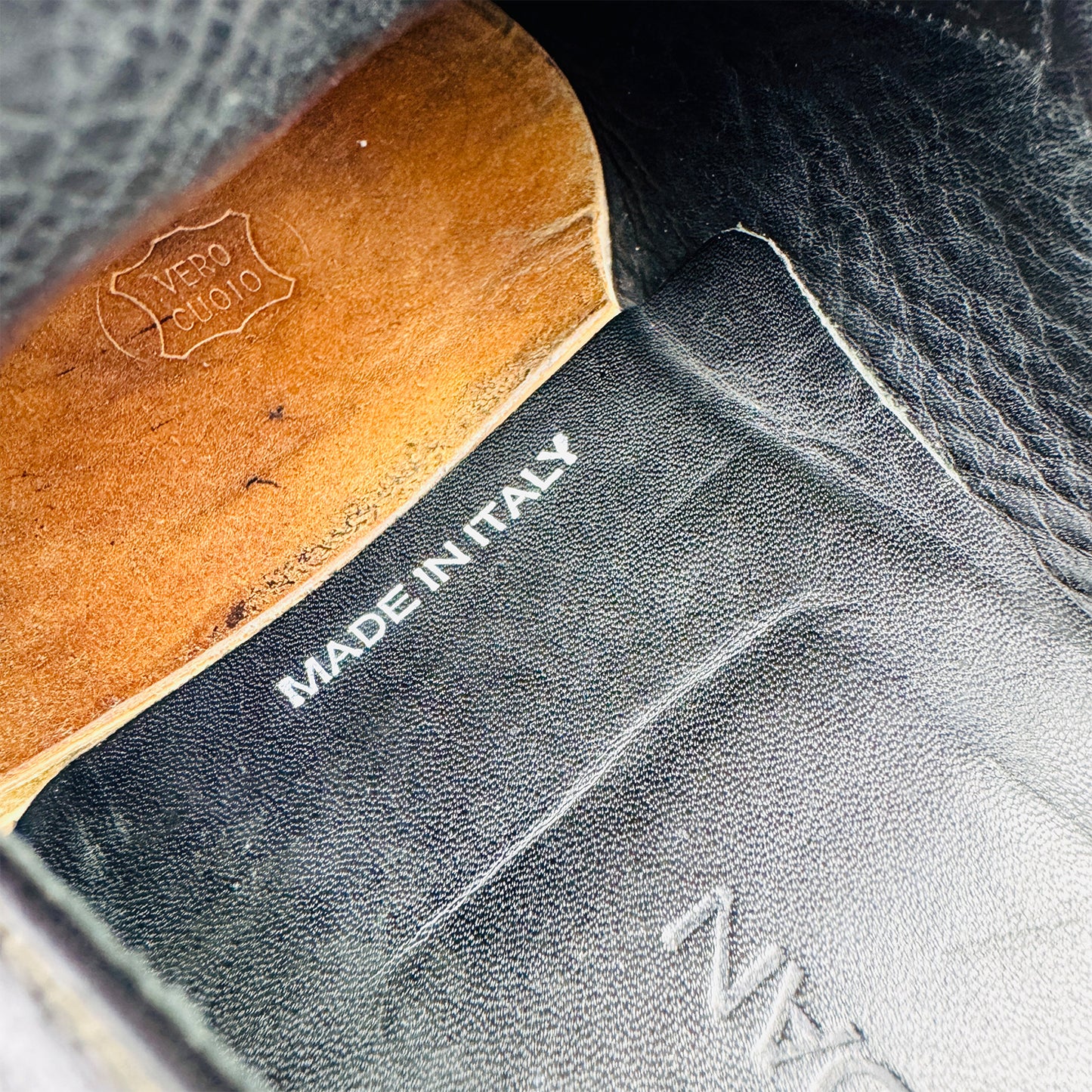 Charles Jourdan Black Leather Penny Loafers (Size 43.5)
