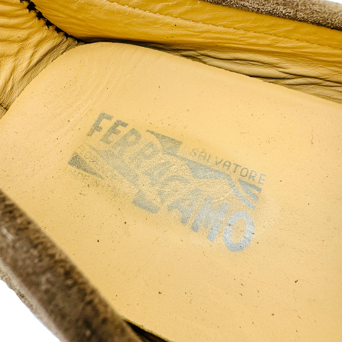 Salvatore Ferragamo Parigi Eco Suede Driving Loafers (Size 43.5/44)