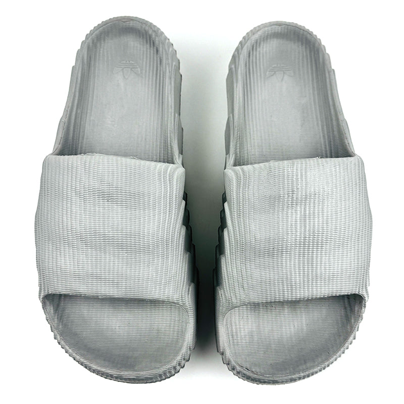 Adidas Adilette 22 Slides (Crystal White Black) Slippers - HQ4672