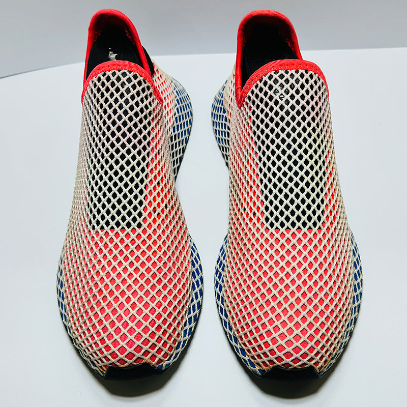 Adidas Deerupt Runner Shoes (Red, Blue) - CQ2624