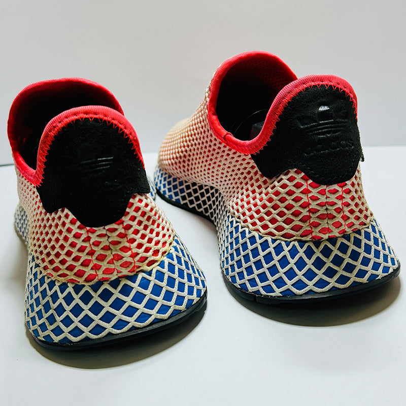 Adidas Deerupt Runner Shoes (Red, Blue) - CQ2624