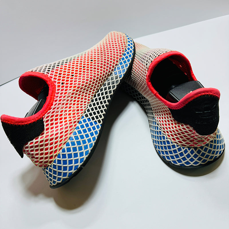 Adidas Deerupt Runner Shoes (Red, Blue) - CQ2624