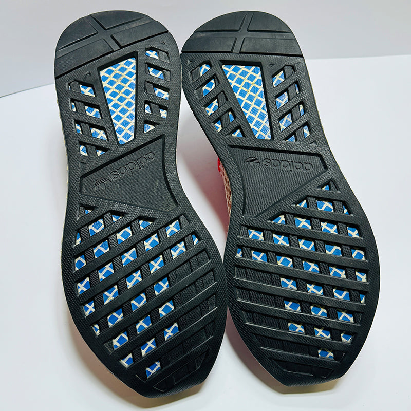 Adidas Deerupt Runner Shoes (Red, Blue) - CQ2624