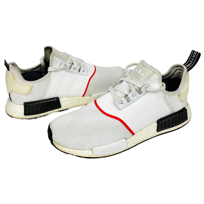 Adidas Men's NMD R1 Cloud White Racing Shoes - EE5086