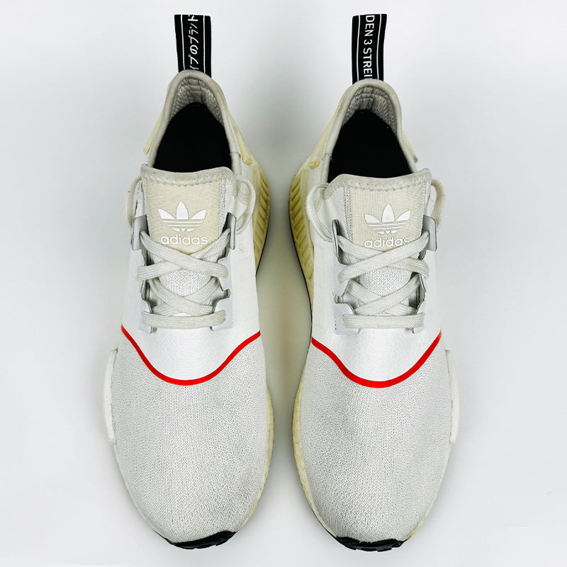 Adidas Men's NMD R1 Cloud White Racing Shoes - EE5086