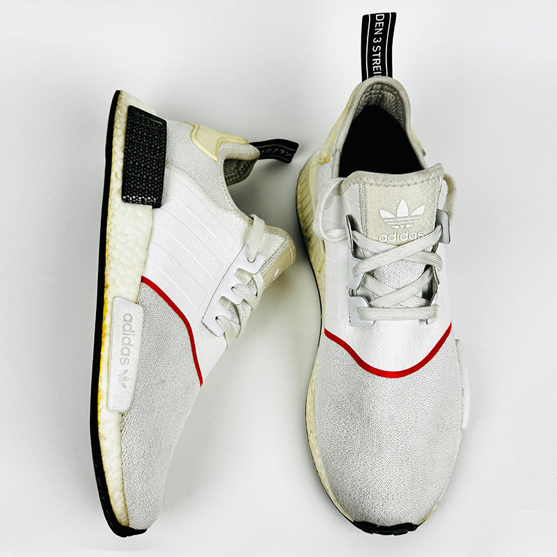 Adidas Men's NMD R1 Cloud White Racing Shoes - EE5086