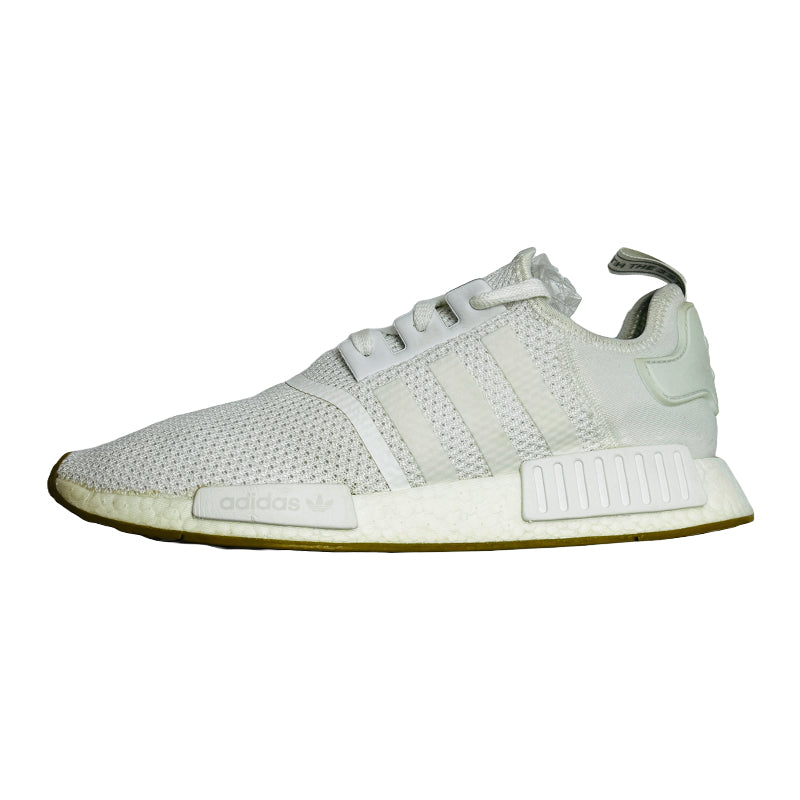 Adidas Men's NMD R1 White Running Shoes (Size 46.5) - D96635