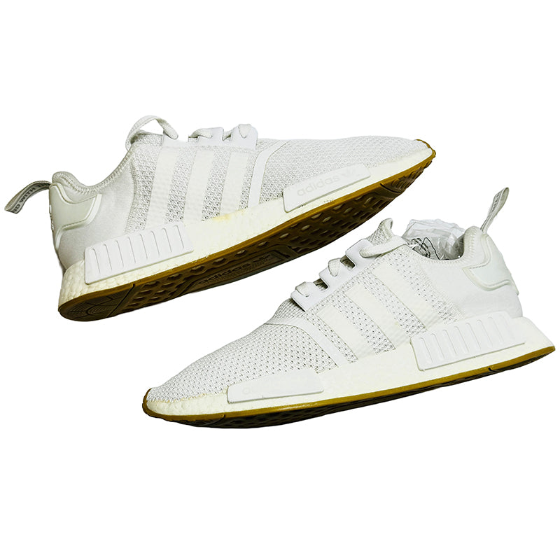 Adidas Men's NMD R1 White Running Shoes (Size 46.5) - D96635