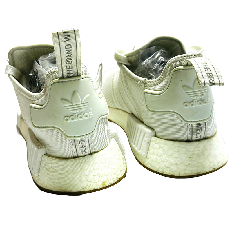 Adidas Men's NMD R1 White Running Shoes (Size 46.5) - D96635