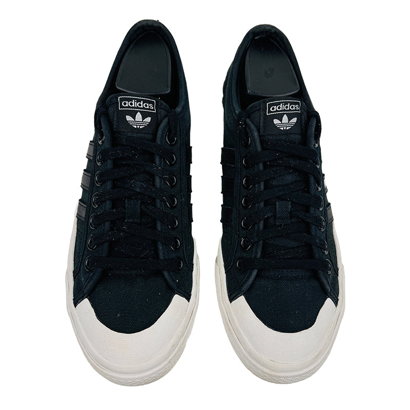 Adidas Men’s Nizza Black Shoes (Size 42.5) - EF5713