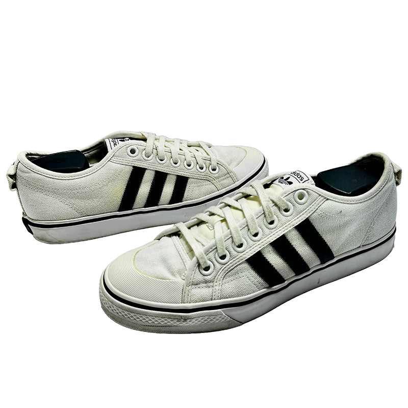 Adidas Nizza White Shoes (Size 42.5) - CQ2333