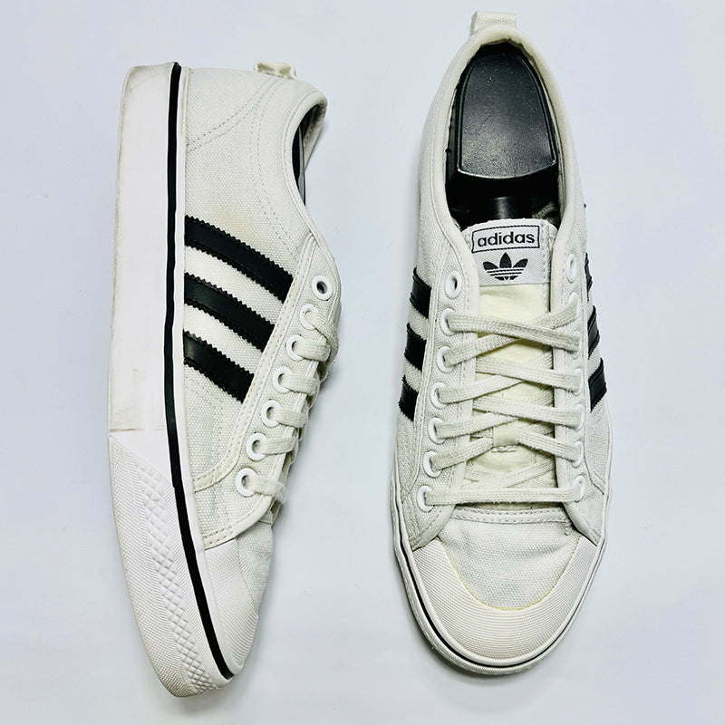 Adidas Nizza White Shoes (Size 42.5) - CQ2333