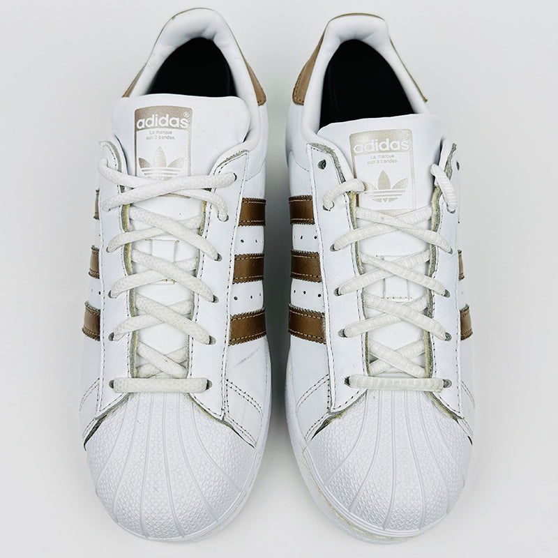 Adidas Superstar White Metallic Gold sneaker Shoes - CG5463
