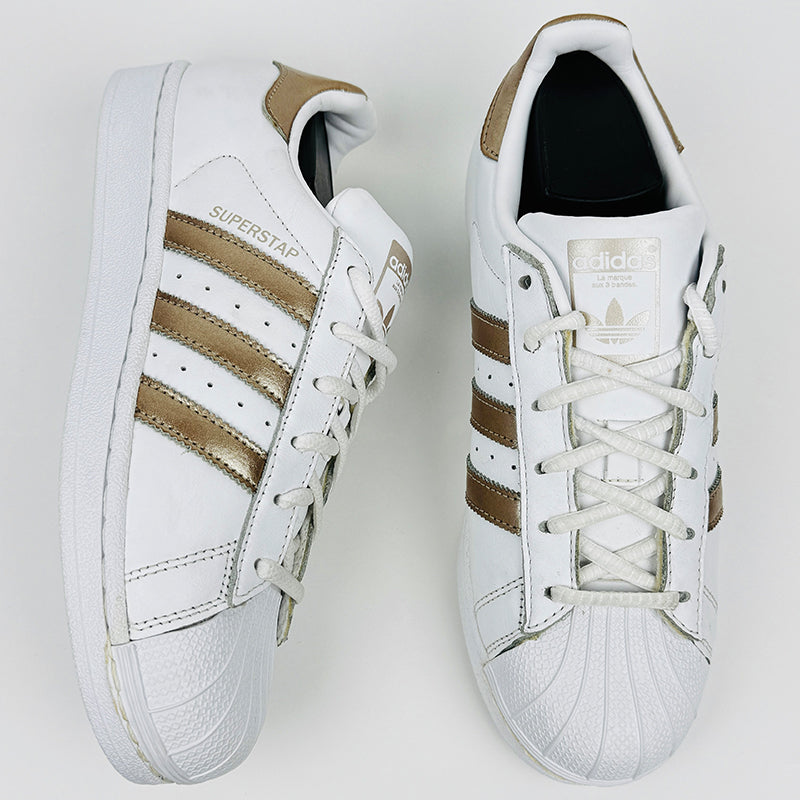 Adidas Superstar White Metallic Gold sneaker Shoes - CG5463