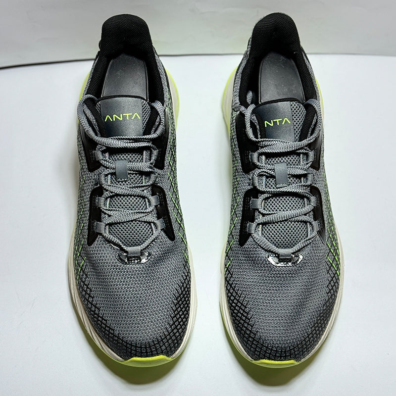 Anta Men's Round Toe Lace-Up Running Shoes - 81945555-2